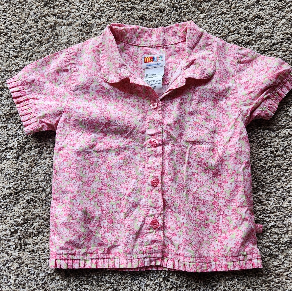 Vintage McKids Floral Top